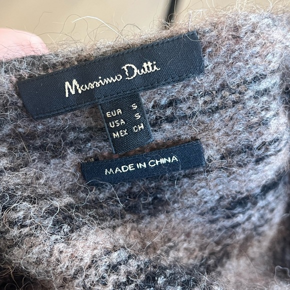 Massimo Dutti Brown&Black Sweater/Jumper - Picture 6 of 8